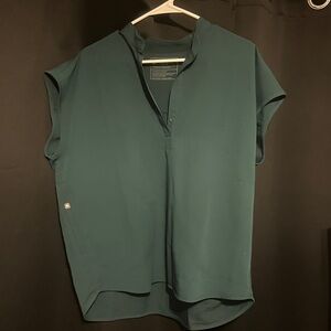 Figs Deep Green Women's Blouse